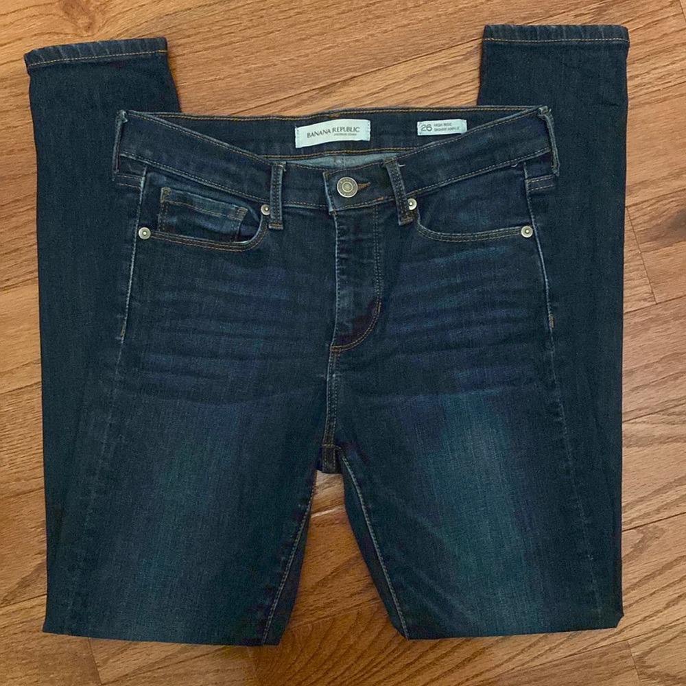 Banana Republic High Rise Skinny Ankle Size 26